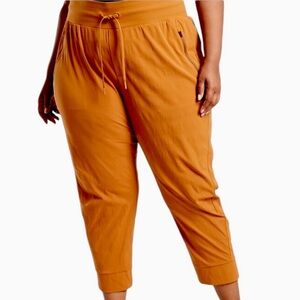 Athleta Women's Mustard Orange Track Joggers